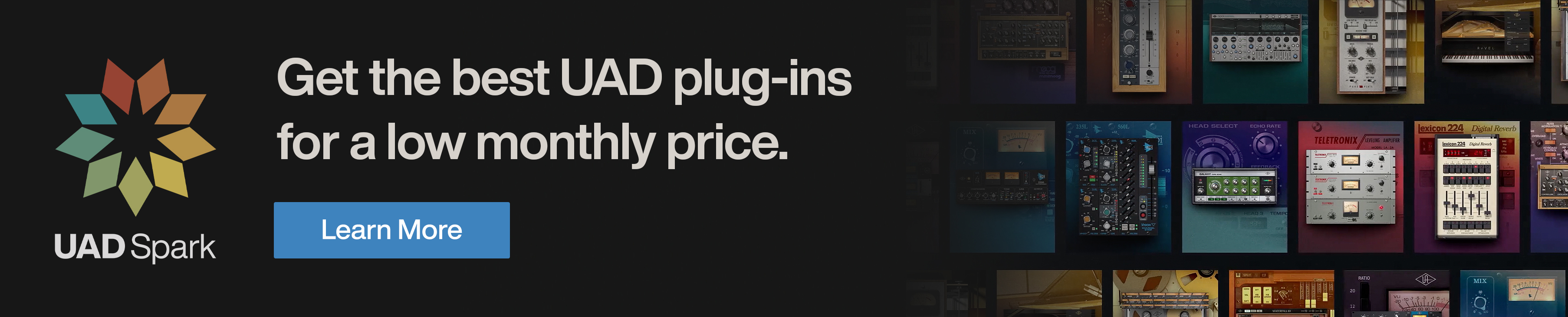 Get the best UAD plug-ins for a low monthly price