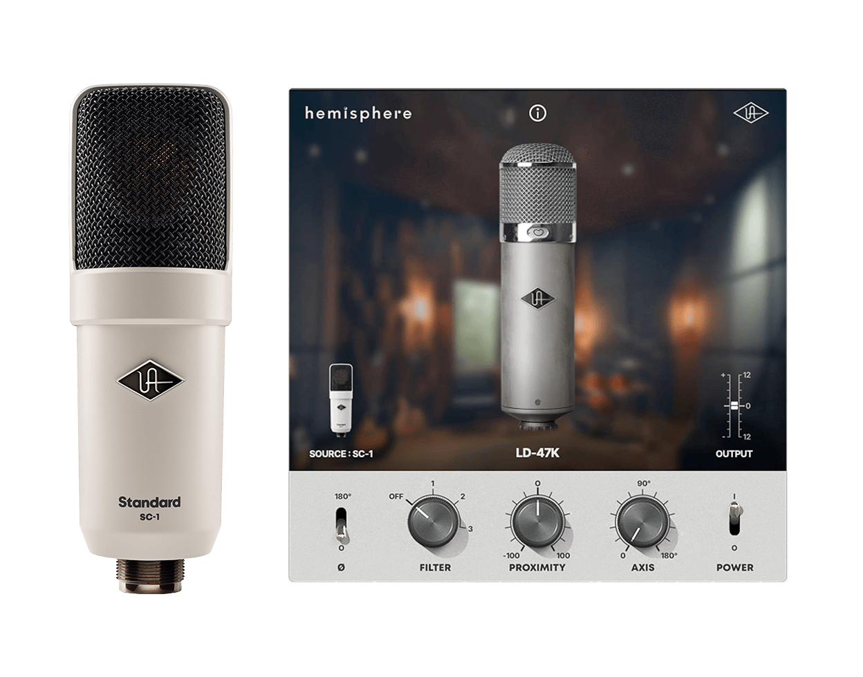 SC-1 Condenser Microphone with Hemisphere Modeling