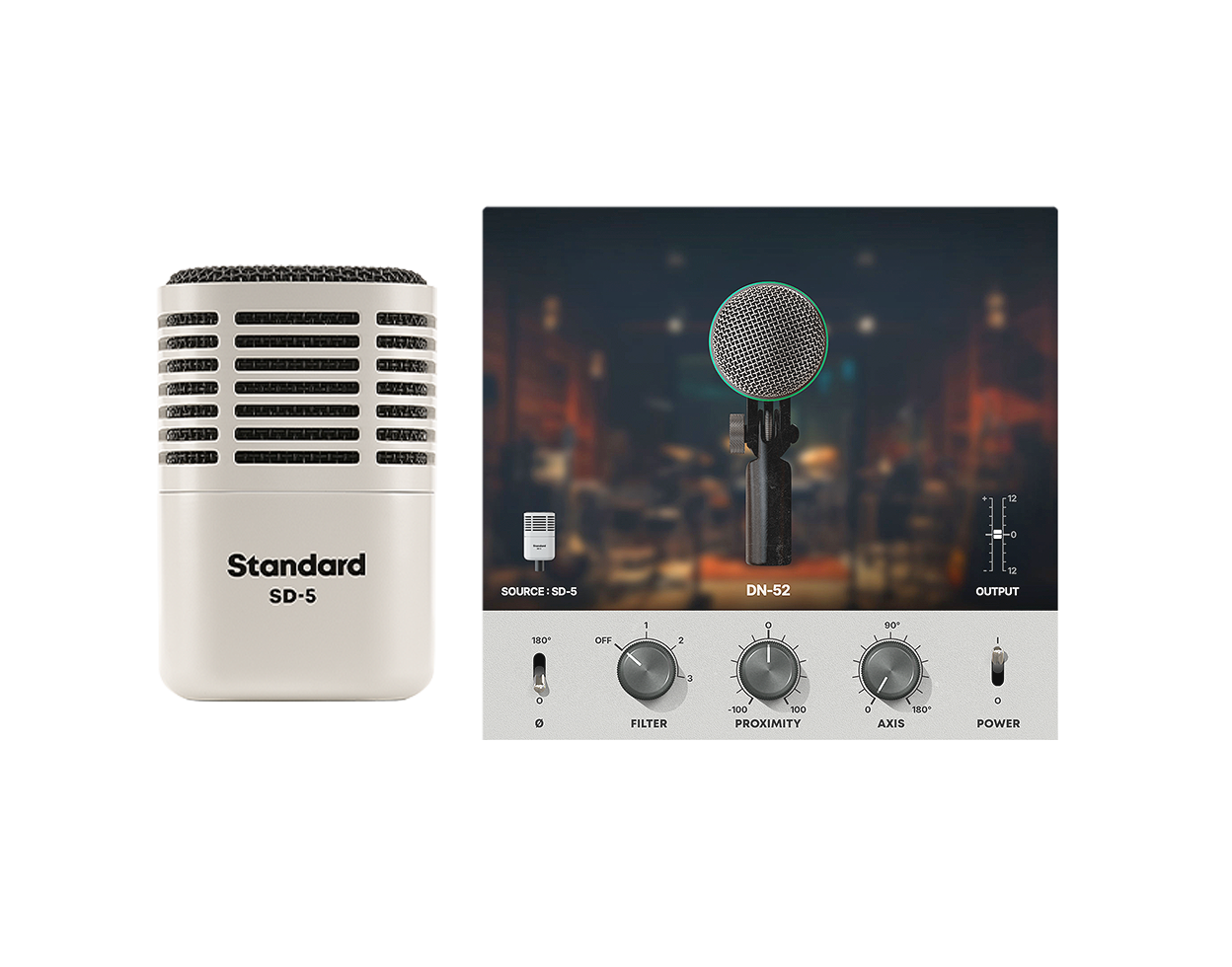 SD-5 Dynamic Microphone with Hemisphere Modeling