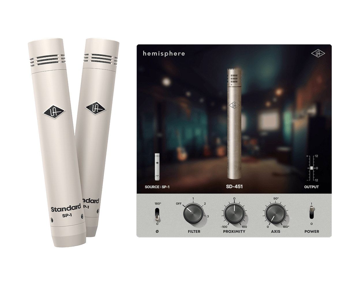 SP-1 Pencil Microphone Pair with Hemisphere Modeling